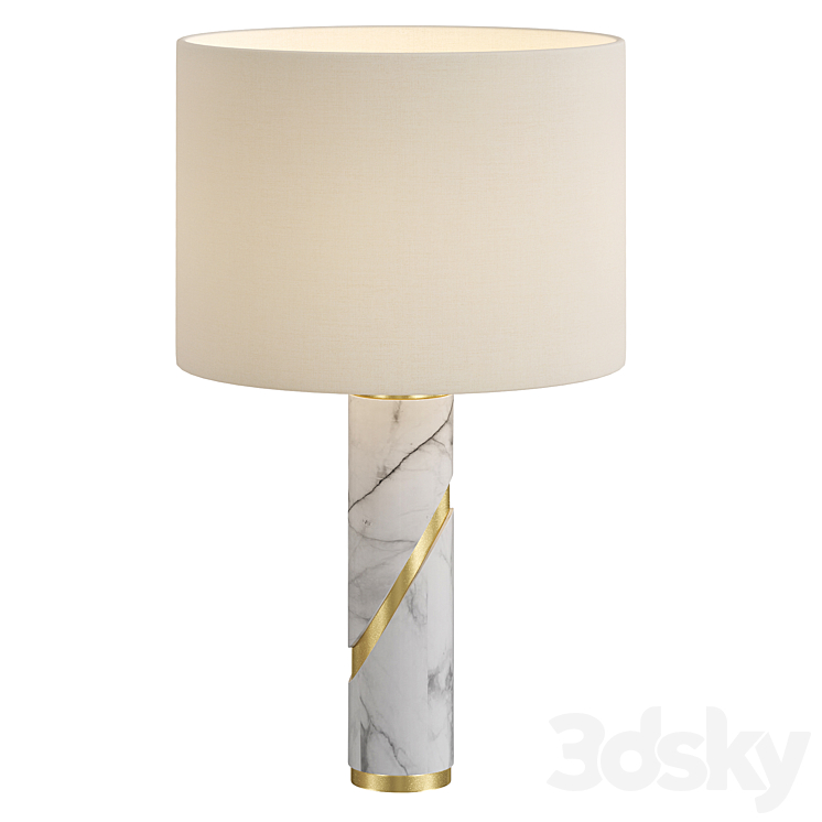 MARTIN TABLE LAMP by Laskasas_（model:5769944）laskasas