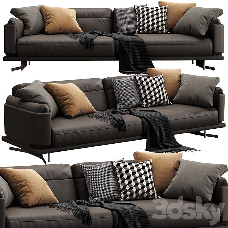 Ditre italia skin_（model:3347951）sofa,ditre,italia,skin,chaise,lounge,plaid,cushion,fabric