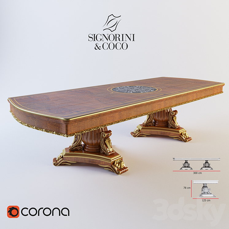 Signorini - Coco & C. La Medicea 856_（model:783318）table,signoriniu0026coco